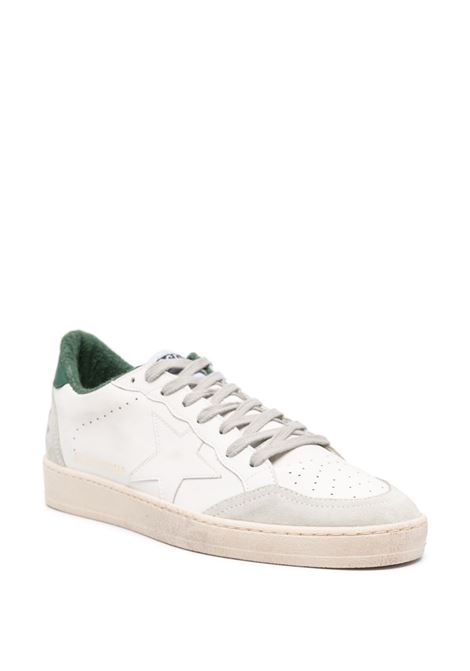 Sneakers ball star in bianco, grigio e verde - GOLDEN GOOSE uomo GOLDEN GOOSE | GMF00117F00474610802